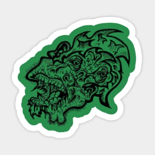 Abstract Creature Art Sticker